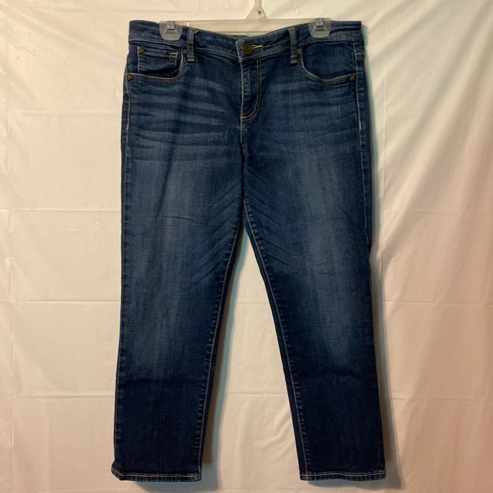 Kut from the Kloth size 10 blue capris